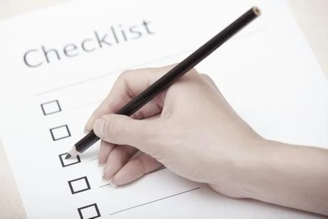Checklist Stock Photos