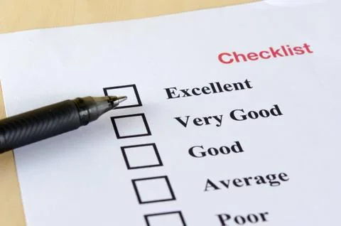Checklist Stock Photos