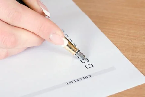 Checklist Stock Photos