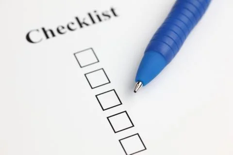 Checklist Stock Photos