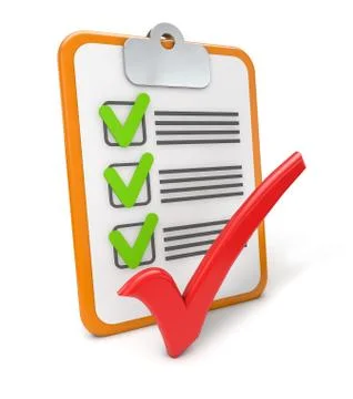 Checklist success Stock Illustration