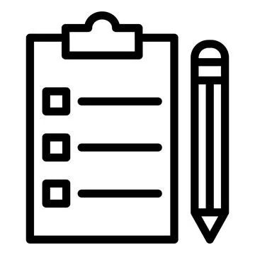 Checklist Vector Icon Design Illustration Stock Illustration