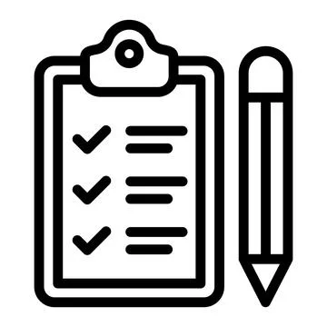 Checklist Vector Icon Design Illustration Stock Illustration