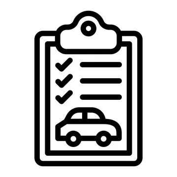 Checklist Vector Icon Design Illustration Stock Illustration