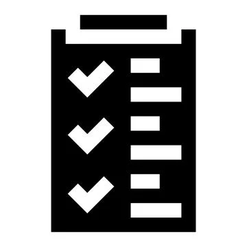 Checklist Vector Icon Design Illustration Stock Illustration