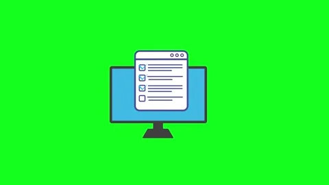 Checklist on website, Work list application, Managing time and work Stock Footage 258217847