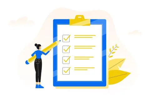 Checklist2 Stock Illustration