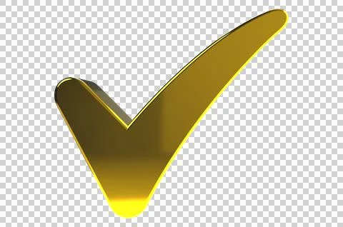 Checkmark and X mark icon, buttons isolated on a transparent background Stock Illustration