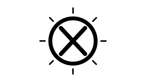 Checkmark animation. Check mark symbol. Cross sign Stock Footage 147085267