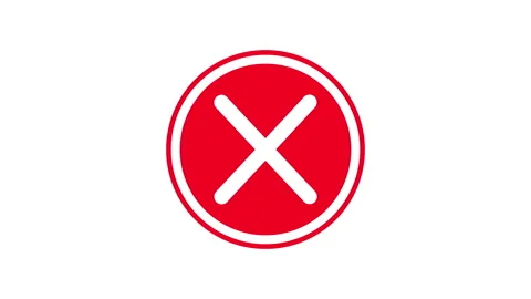 Checkmark animation. Check mark symbol. Cross sign Stock Footage 147085270