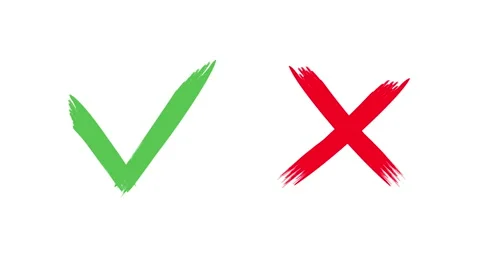 Checkmark animation. Check mark symbols Stock Footage 147085209