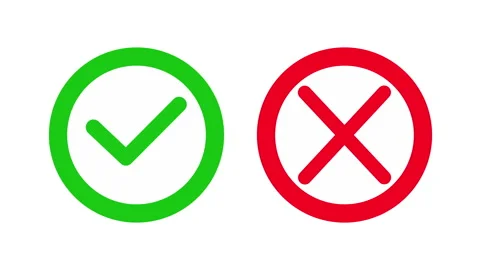 Checkmark animation. Check mark symbols Stock Footage 147085230
