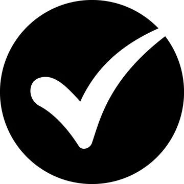 Checkmark checklist icon transparent background. Stock Illustration
