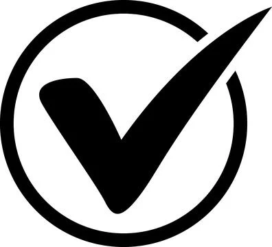 Checkmark checklist icon transparent background. Stock Illustration
