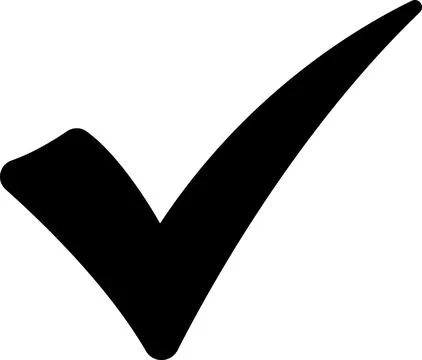 Checkmark checklist icon transparent background. Stock Illustration