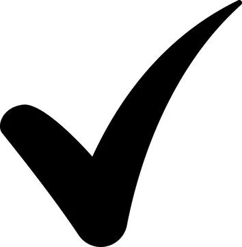 Checkmark checklist icon transparent background. Stock Illustration