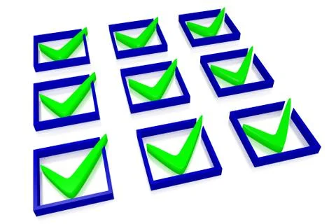Checkmark concept Stock Illustration