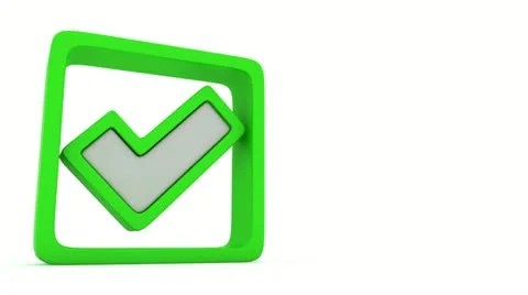 Checkmark Stock Footage 10915663