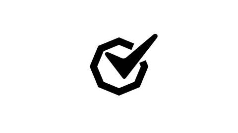 Checkmark in Geometric Shape Animation Stock Footage 307720838