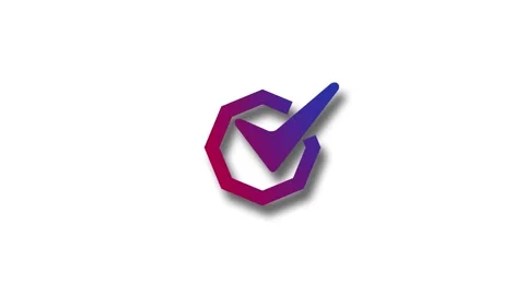 Checkmark in Geometric Shape Animation Stock Footage 307720896