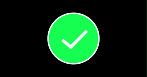 Checkmark icon Vidéo 335727968
