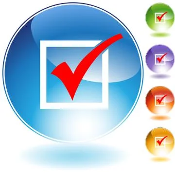 Checkmark icon Stock Illustration