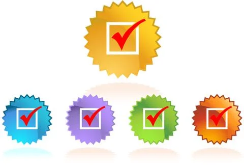 Checkmark icon Stock Illustration