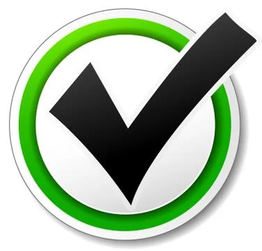 Checkmark icon Stock Illustration