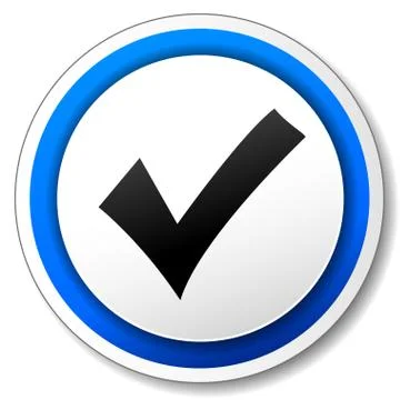 Checkmark icon Stock Illustration