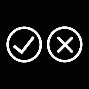 Checkmark icon illustration design Stock Illustration