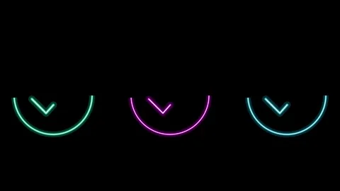 Checkmark Icons in Various Colors Video stock 339392057