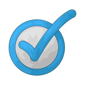 Checkmark illustration Stock Illustration