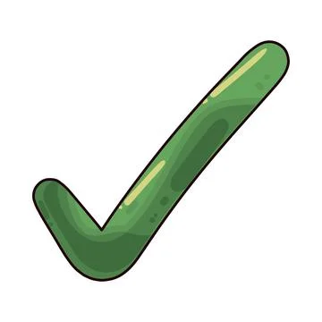 Checkmark illustration 스톡 일러스트