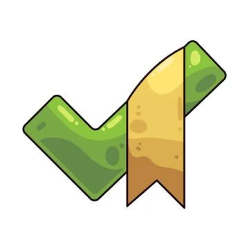 Checkmark illustration Illustrazione stock