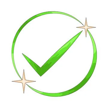 Checkmark illustration Stock Illustration