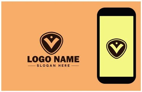 Checkmark logo icon vector art graphics for business brand app icon check m.. Stock Illustration