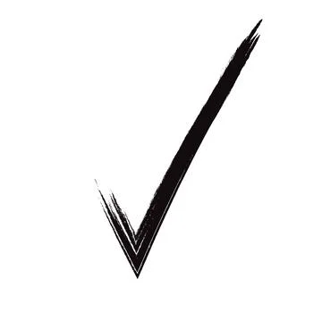 Checkmark or confirm icon button. Checkmark icon, vector on white background Stock Illustration