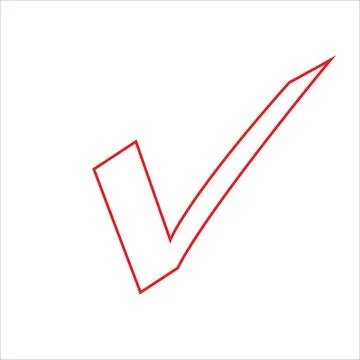 Checkmark or confirm icon button. Checkmark icon, vector on white background Stock Illustration