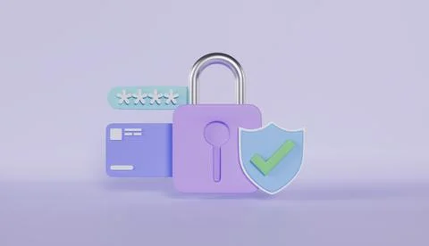 Checkmark shield, the concept of protecting finances and secure transaction 스톡 일러스트