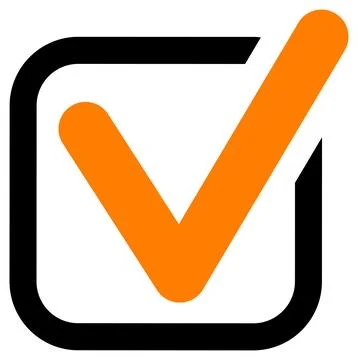 Checkmark tick icon Stock Illustration