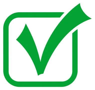 Checkmark tick icon Stock Illustration