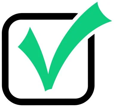 Checkmark tick icon 库存插图