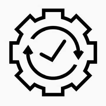 	Checkmark on the transfer on a dark background. Stock Illustration