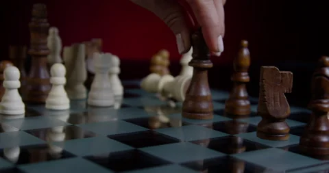 Checkmate On A Chess Game Stock Footage 243472334