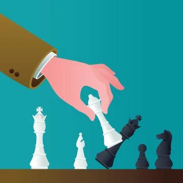 Checkmate Concept Illustration 库存插图