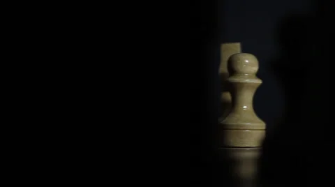 Checkmate in game of chess in dark room 動画素材 64911877