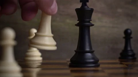 Checkmate Slow motion footage Stock Footage
