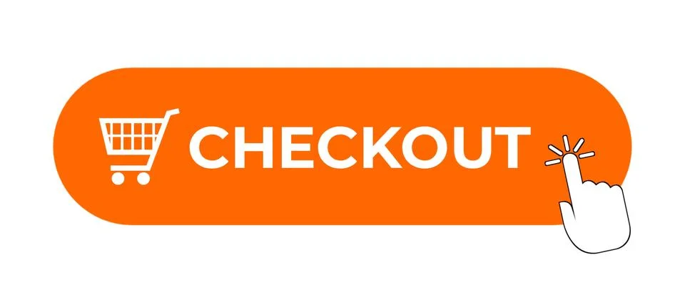 Checkout Button Illustrazione stock