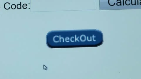 "CheckOut" button. Internet shopping. Видео 10757621