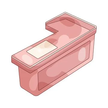 Checkout counter Stock Illustration